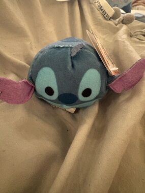 Disney Tsum Tsum Stitch Mini Plush - Blue with Purple Accents